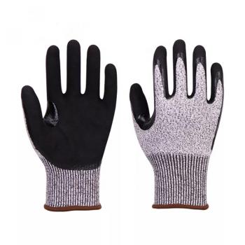 ANTI CUT NBR COATED GLOVES